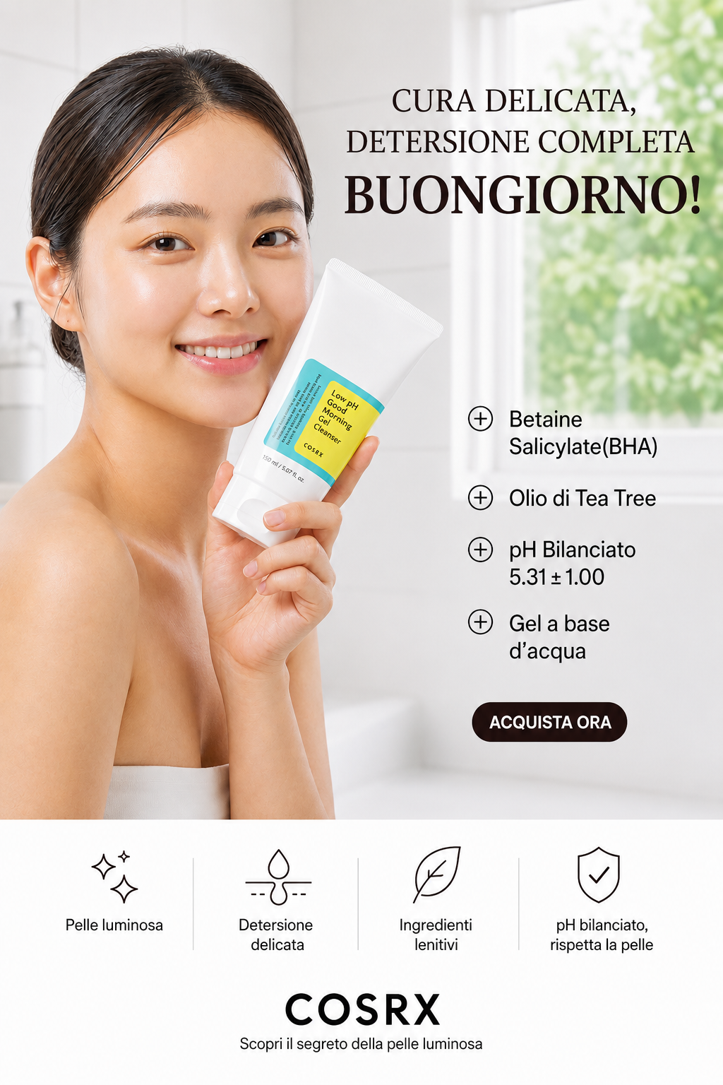 COSRX Low PH Good Morning Gel Cleanser 150 ml
